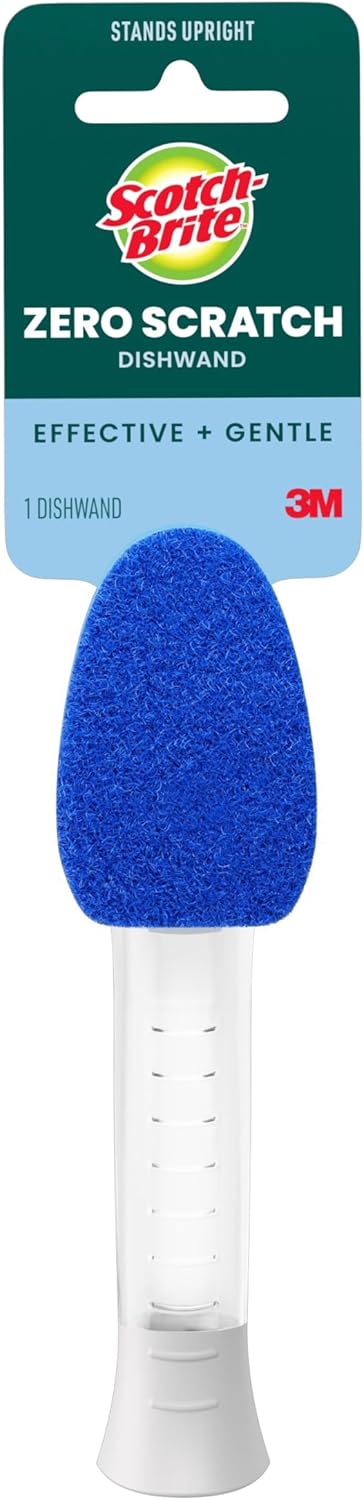 Scotch-Brite-Zero-Scratch-Dishwand,-Dishwasher-Safe-Scrub-Wand-with-Built-in-Scraper,-Gentle-Scrubbing-Power,-Stands-Upr-1927