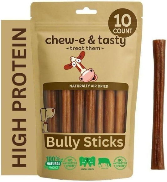 chew-e&tasty-6-Inch-Bully-Sticks-for-Dogs-(Pack-of-10)---Natural,-486
