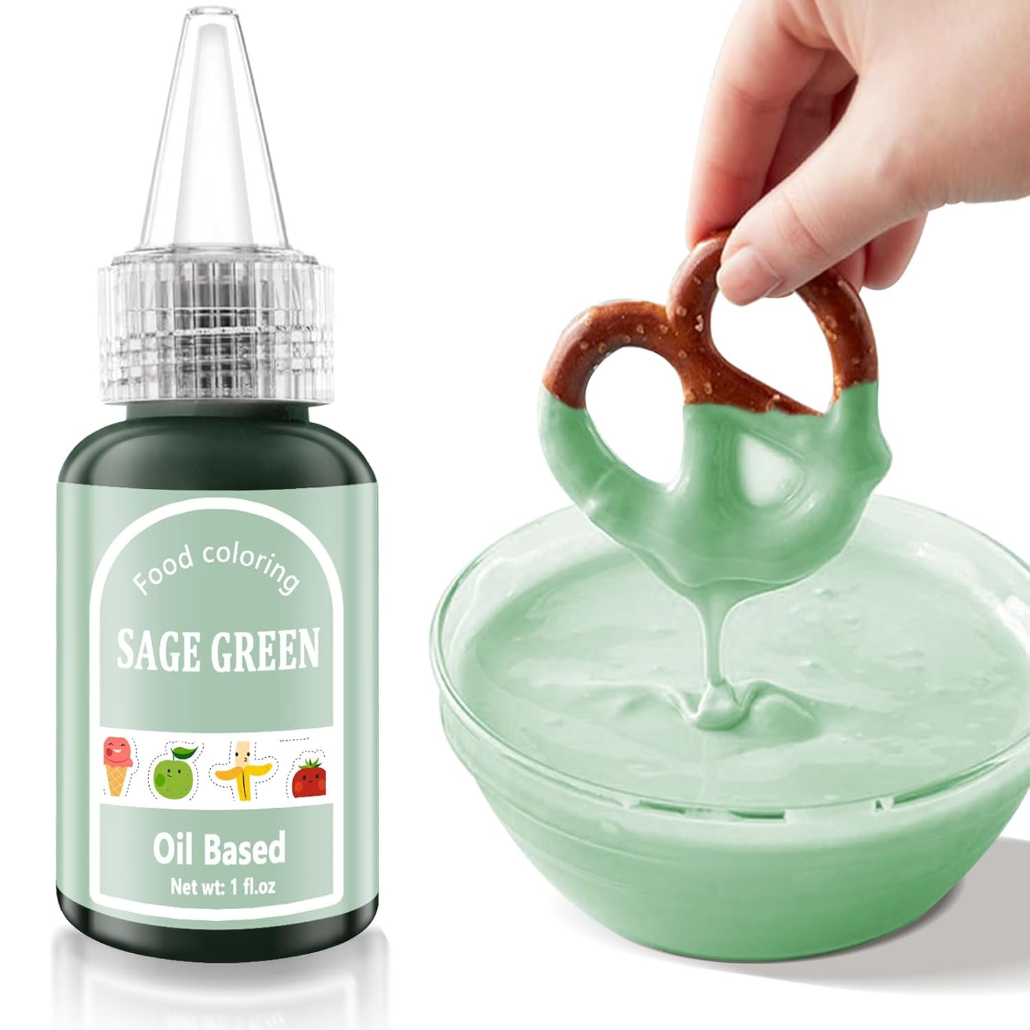 Sage-Green-Oil-Based-Food-Coloring-for-Chocolates-Melts---30ML-Tasteless-Edible-Food-738