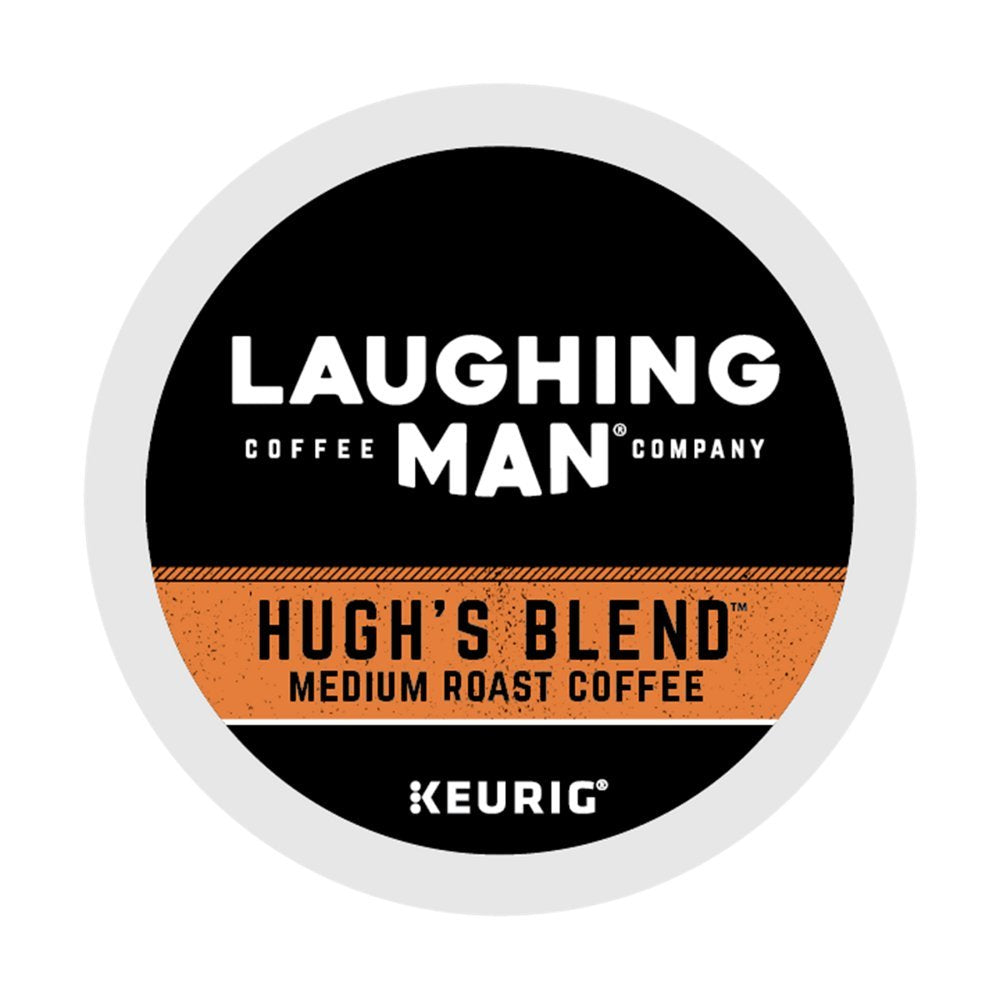 Laughing-Man-Hugh's-Blend,-Single-Serve-Keurig-K-Cup-Pods,-Medium-Roast-Coffee,-16-Count-6