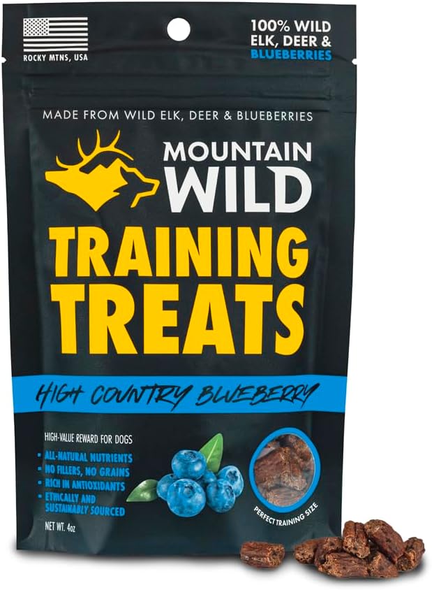 High-Country-Wild-Blueberry-Elk-&-Venison-Training-Dog-Treats---Grain-Free-1489