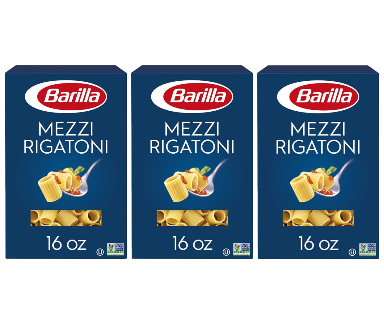 Barilla,-Mezzi-Rigatoni-Pasta,-16oz-Box-(Pack-of-3)---580