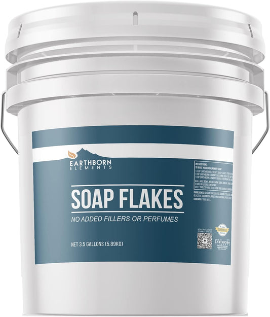 Earthborn-Elements-Soap-Flakes-3.5-Gallon-Bucket,-Homemade-Laundry-Detergent,-276