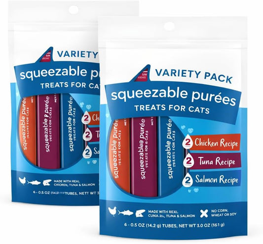 Lickable-Squeezable-Cat-Treats-Grain-Free-Puree-Variety-Pack-12-Tubes-Total-Chicken-Tuna-182