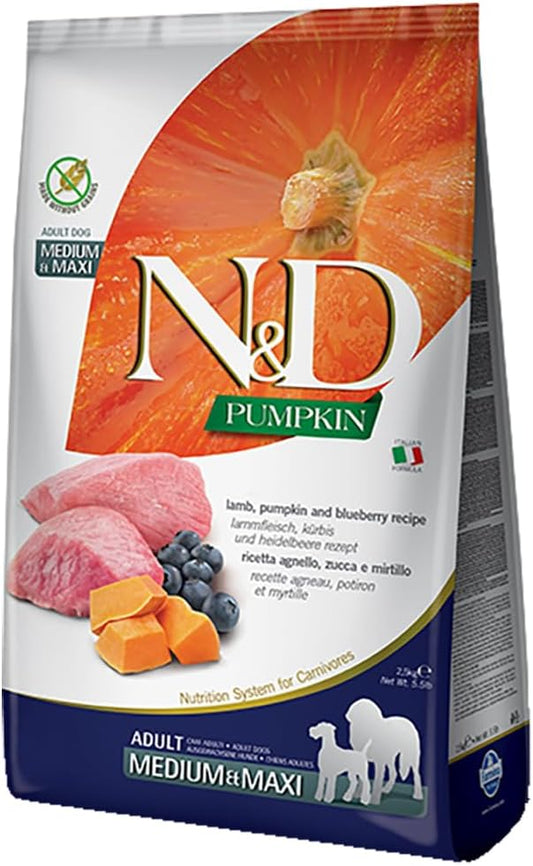 Farmina---Natural-&-Delicious-Pumpkin-Grain-Free-Lamb-&-Blueberry-Dry-Dog-Food,-1693