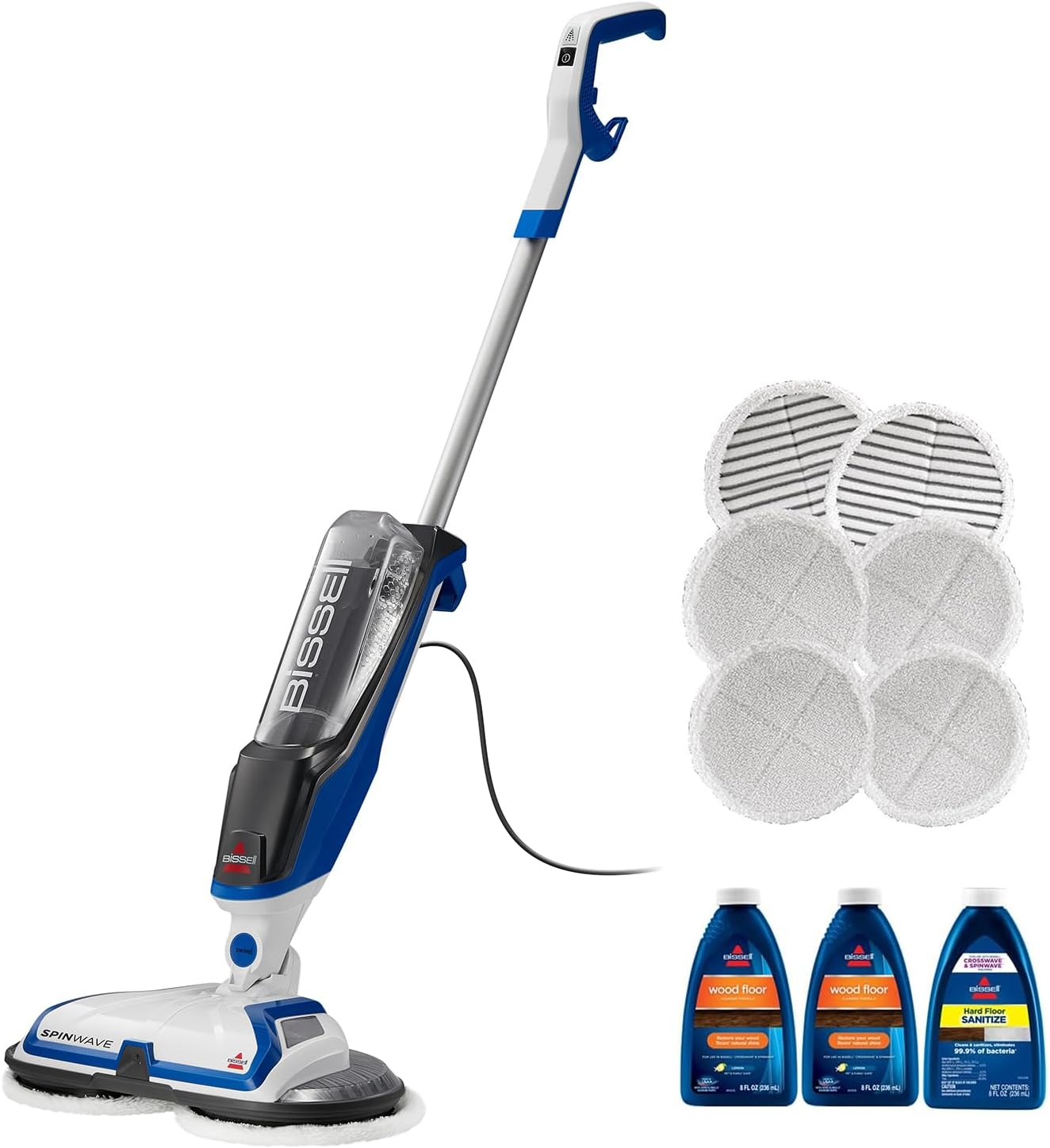 Bissell®-SpinWave-Hard-Floor-Expert-Corded-Spin-Mop-Cleaner-with-Washable-mop-Pads-for-Sealed-1669