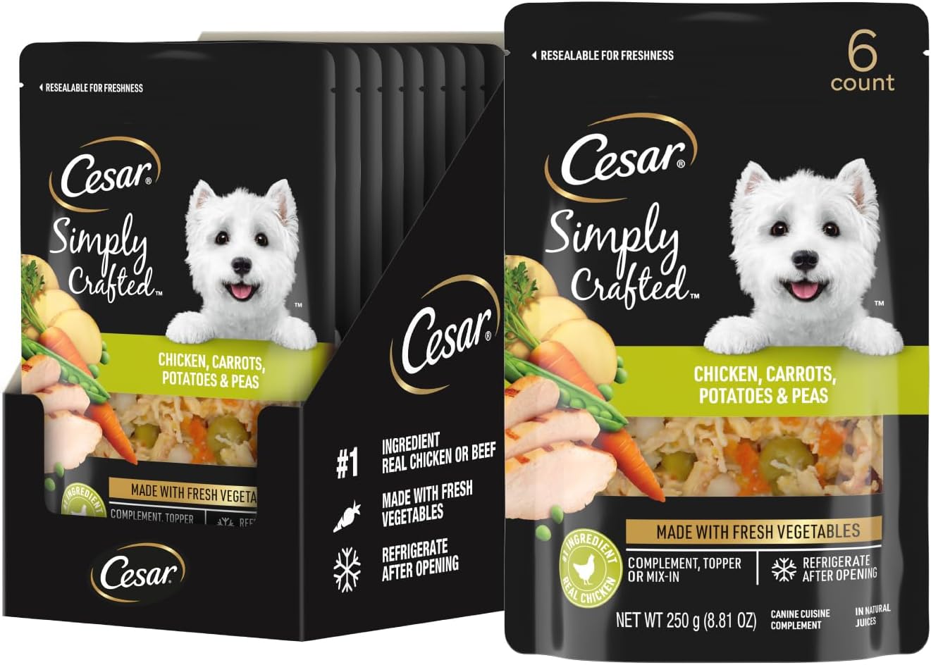 Cesar-Simply-Crafted-Chicken,-Carrots,-Potatoes,-&-Peas-Wet-Dog-Food-Complement,-8.82-1215