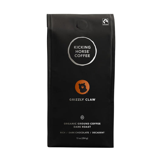Kicking-Horse-Coffee,-Grizzly-Claw,-Dark-Roast,-Ground,-10-oz---Certified-Organic,-2685