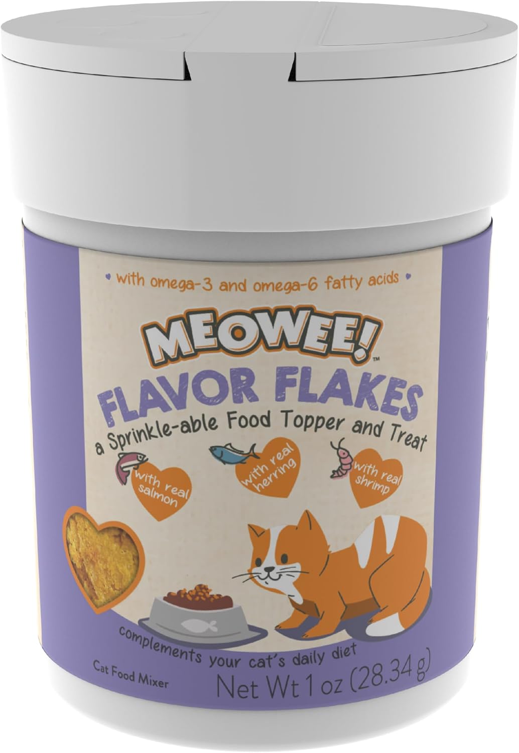 MEOWEE!-Flavor-Flake-Topper-&-Treat-for-Cats,-1-Ounce,-Cat-Mixer-with-Alaskan369