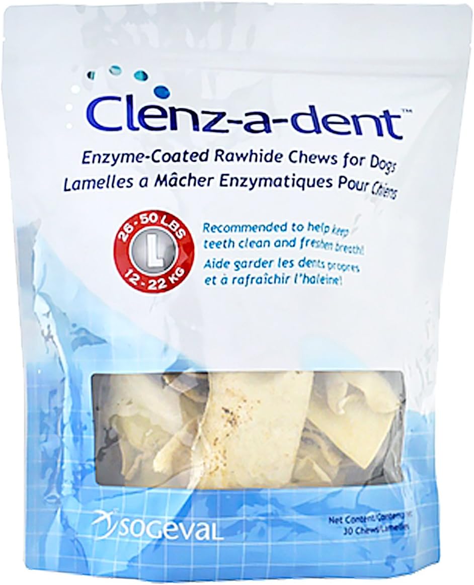 Clenzadent-Rawhide-Chews-for-Dogs-Large-(30-ct)-2258