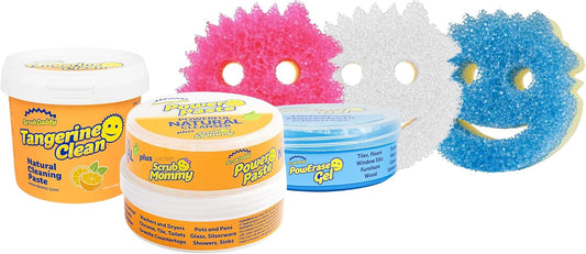 Scrub-Daddy-Sponges-+-Household-Cleaning-Supplies-Bundle---PowerPaste-4856