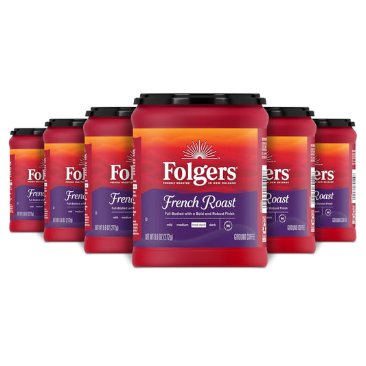 Folgers-Café-molido-tostado-medio-tostado-oscuro,-9.6-onzas-(paquete-de--952