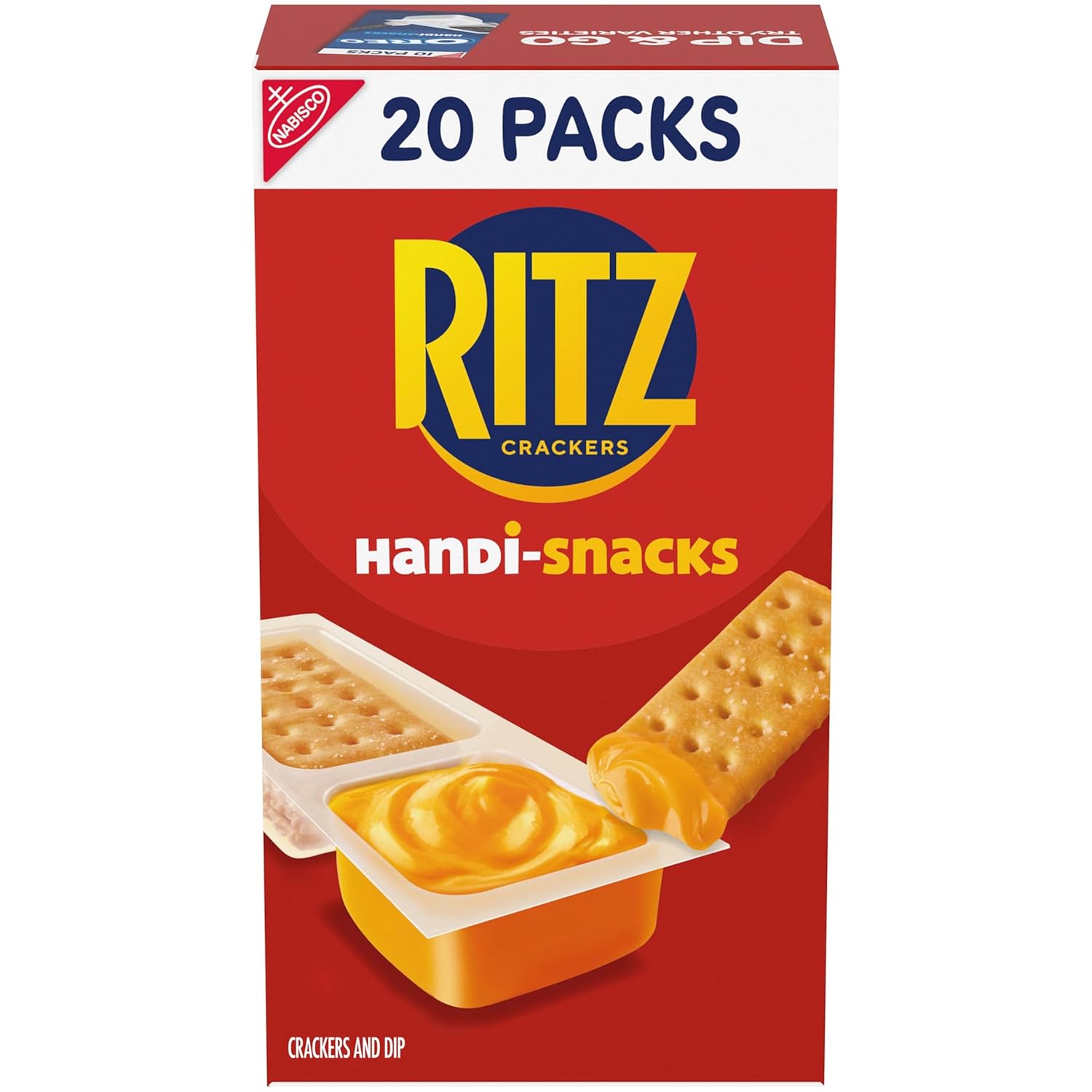 Handi-Snacks-RITZ-Crackers-'N-Cheesy-Dip-Snack-Packs,-20-Snack-Packs--|-Individually-Wrapped--2733