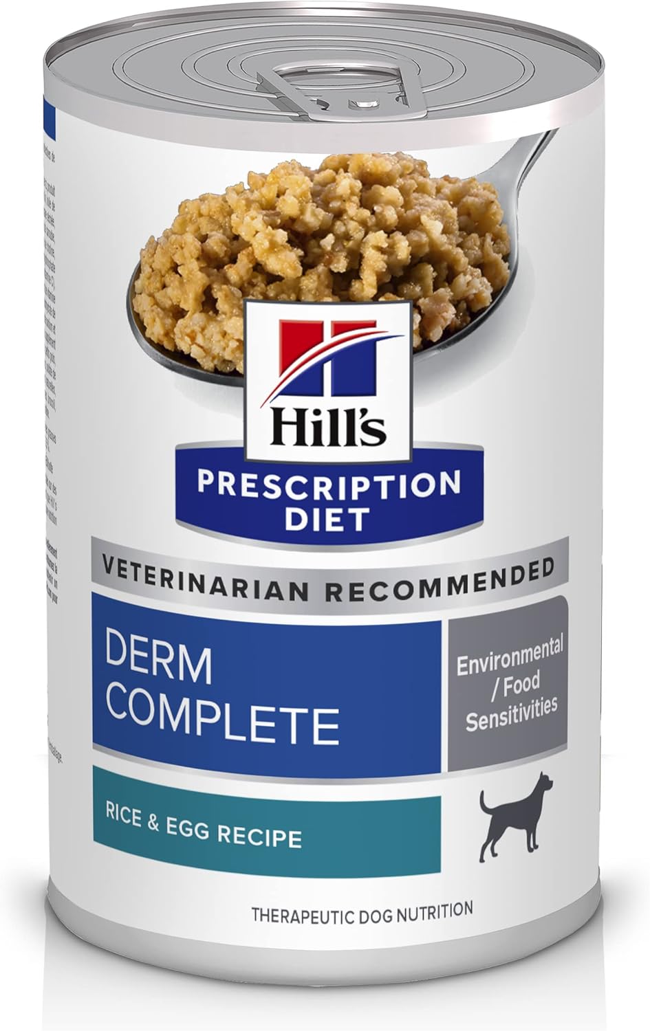 Hill's-Prescription-Diet-Derm-Complete-Environmental/Food-Sensitivities-Wet-Dog-Food,-Rice-&-Egg,-1353