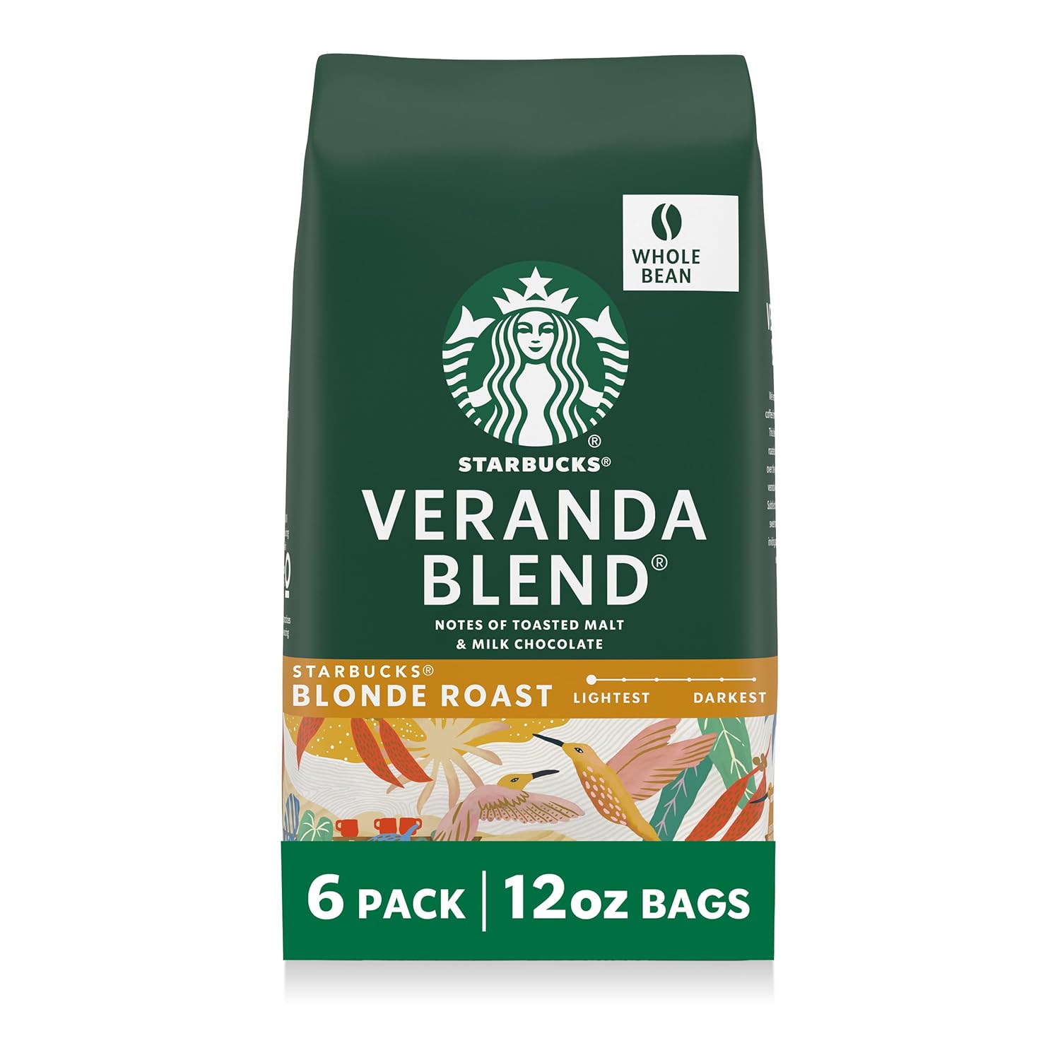 Starbucks-Whole-Coffee-Beans,-Starbucks-Blonde-Roast-Hot-or-Iced-Coffee,-Veranda-Blend,-2970
