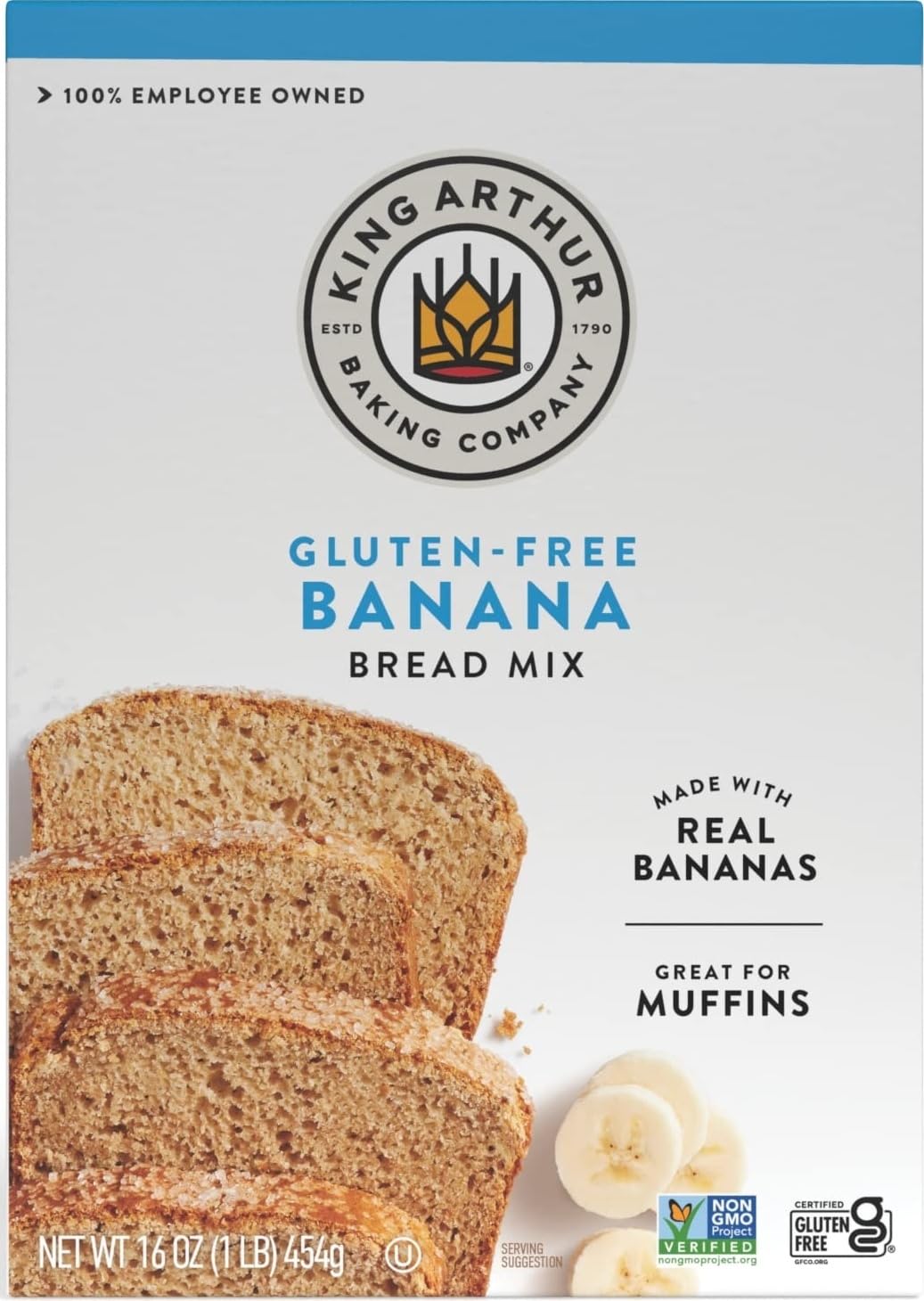 King-Arthur,-Gluten-Free-Banana-Bread-+-Muffin-Mix,-Gluten-Free,-529
