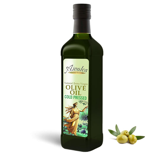 Aivalos-Extra-Virgin-Olive-Oil,-Single-Origin-Mediterranean,-First-Cold-Pressed,-Smooth-&-Peppery-Fresh---515