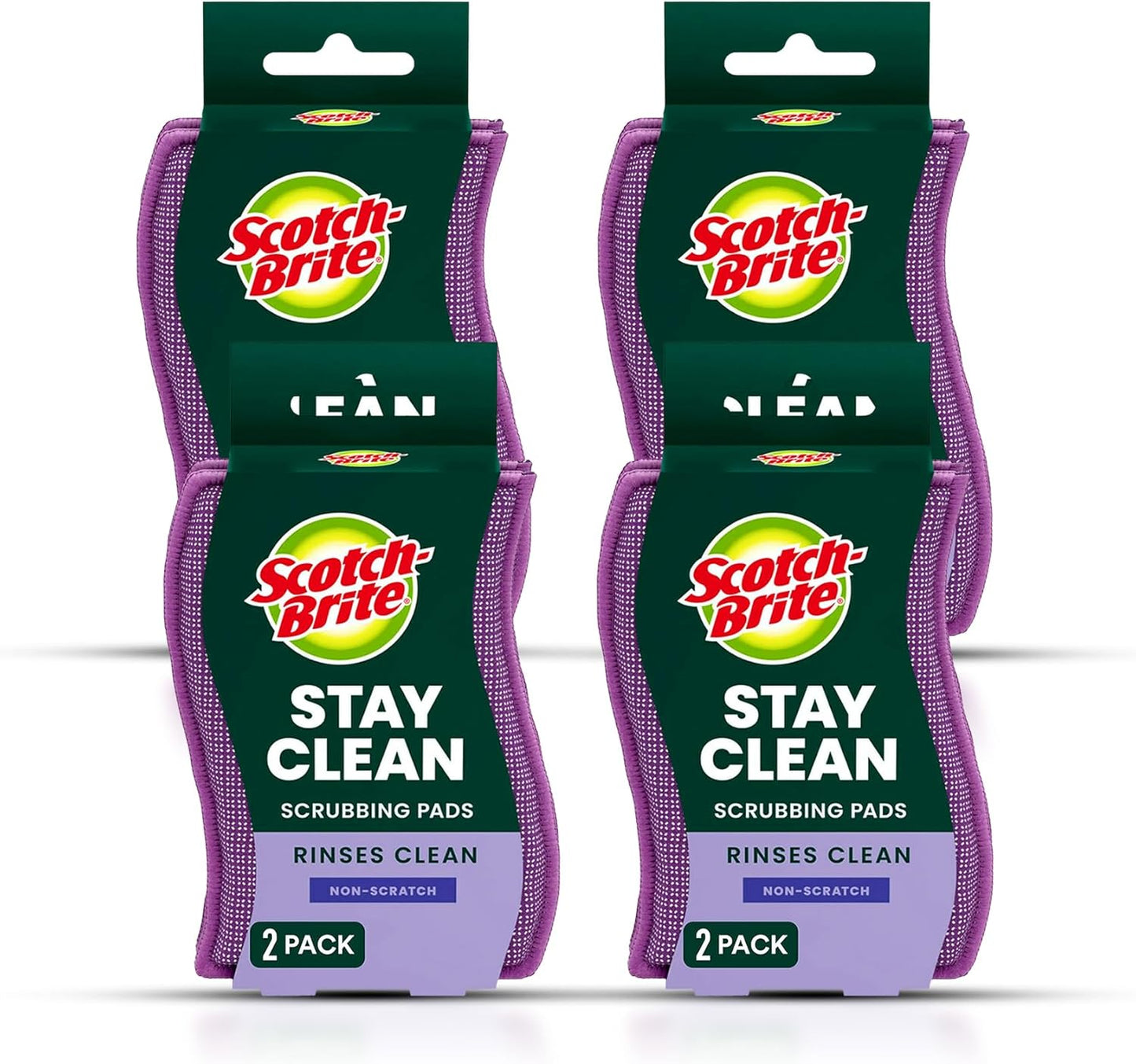 Scotch-Brite-Dobie-Stay-Clean-Scrubbers,-Non-Scratch-Dual-Sided-Dish-Sponges-with-Absorbent-Cloth-Side,-Odor-Resistant-526