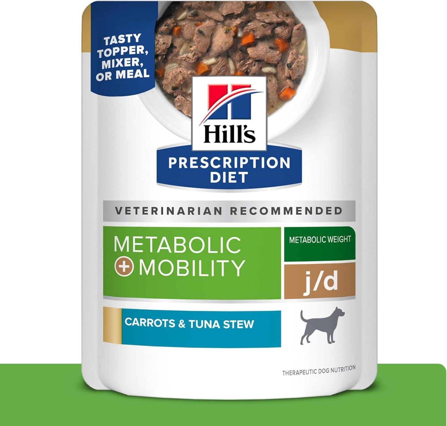 Hill's-Prescription-Diet-Metabolic-+-j/d-Wet-Dog-Food,-Carrot-&-Tuna-Stew,-370