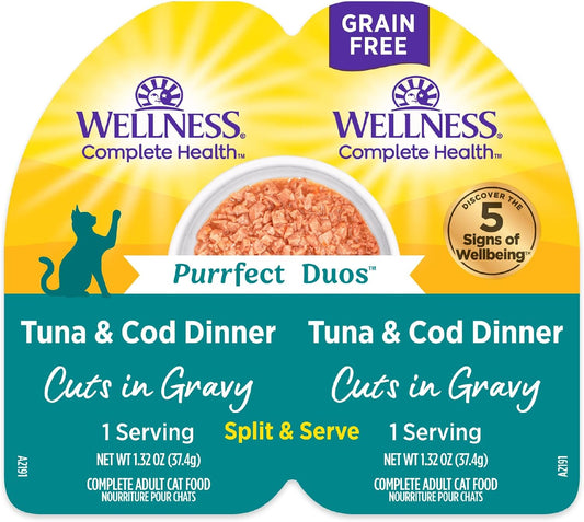 Wellness-Complete-Health-Purrfect-Duos-Cuts-in-Gravy-Adult-Wet-Cat-Food,-Natural,-351