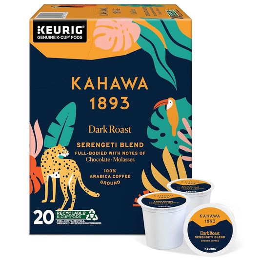 Kahawa-1893-Dark-Roast-Coffee-K-Cup-Pods-Serengeti-Blend-(20-Count)---As-2680