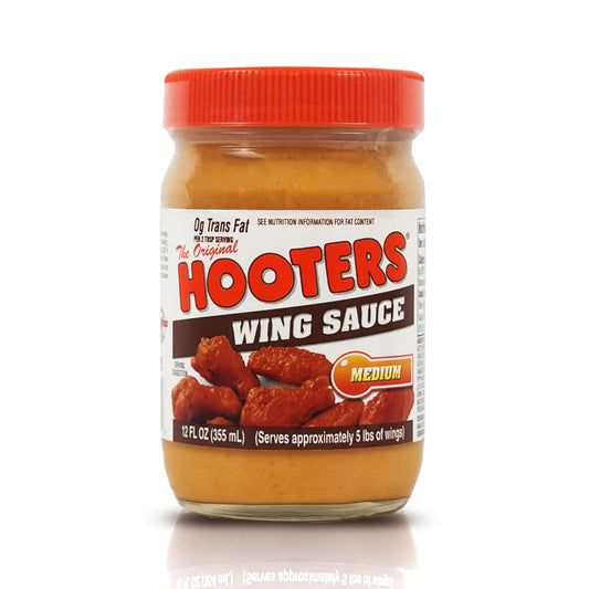 Hooters-Original-Medium-Wing-Sauce,-12-Ounce-(Pack-of-6)-----1001
