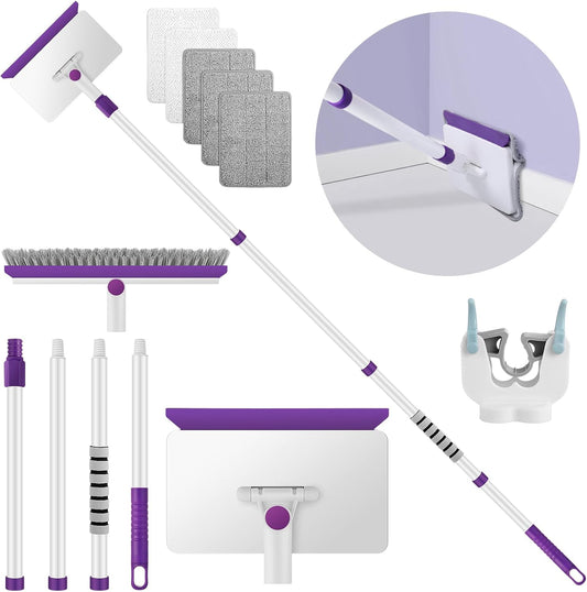 Baseboard-Cleaner-Tool-with-Handle,-60"-Extendable-Long-Handle-Baseboard-Cleaner-with-5-Reusable-Pads-1229