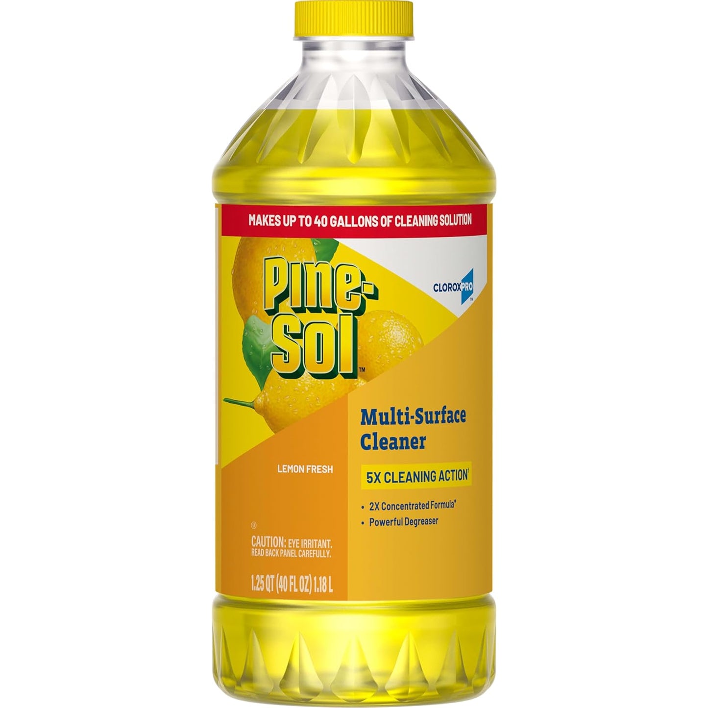 CloroxPro-Pine-Sol-Multi-Surface-Cleaner,-All-Purpose-Cleaner,-Lemon-Fresh,-40-Fluid-Ounces-(Package-May-Vary)-2018