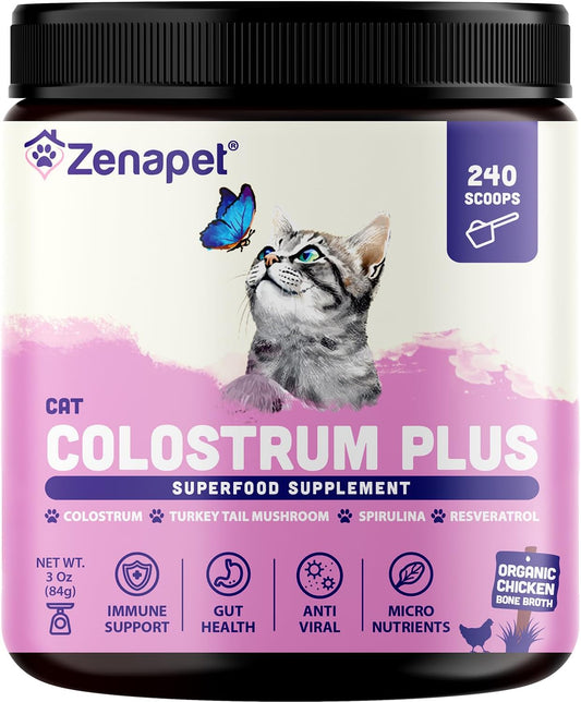 Cat-Colostrum-Plus-Premium-Powder-Topper,-Immune-&-Digestive-Health-Supplement,-Supports-Skin-407