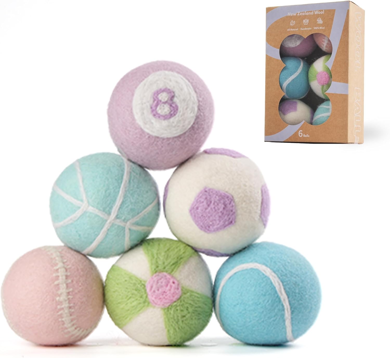 Wool-Dryer-Balls-XL-Size-6-Pack---Cute-Dryer-Balls-with-258
