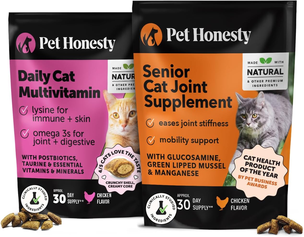 Cat-Multivitamin-+-Cat-Hip-&-Joint-Daily-Essentials-Bundle---Crunchy-&-779