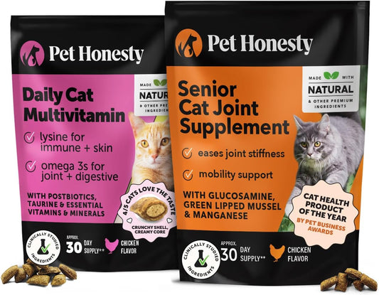 Cat-Multivitamin-+-Cat-Hip-&-Joint-Daily-Essentials-Bundle---Crunchy-&-779