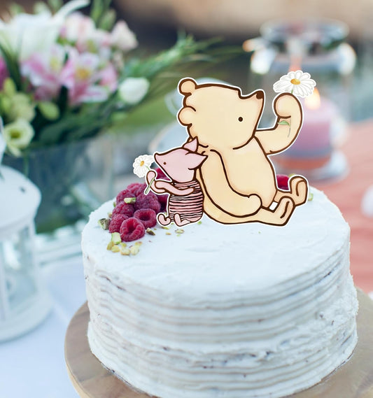 Vintage-Winnie-Cake-Topper-Pooh-with-Frined-119