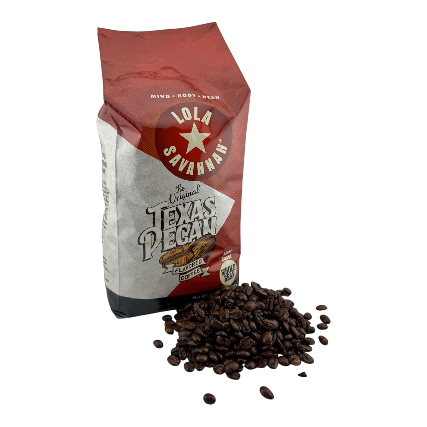 Lola-Savannah-Texas-Pecan-Whole-Bean-Decaf-Coffee,-2lb,-1-Pack-----534