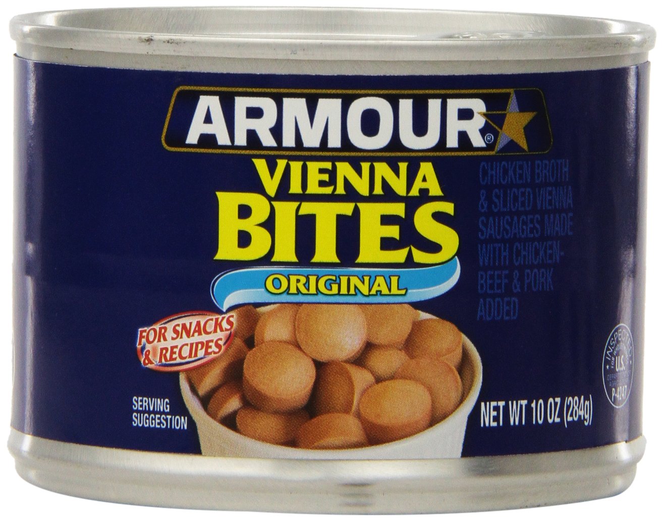 Armour-Star-Vienna---Bocaditos-de-salchicha,-sabor-original,-salchicha-enlatada,-10-(paquete-1083