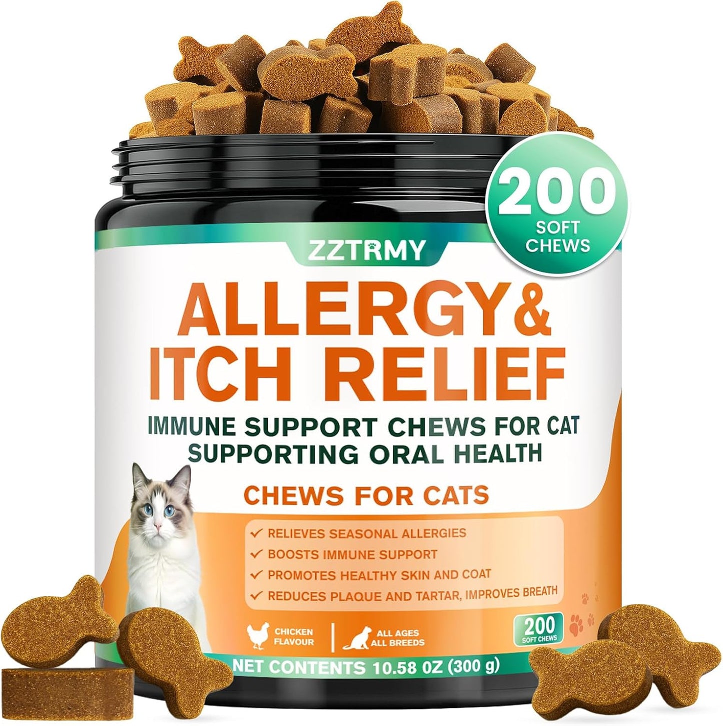 Cat-Allergy-Chews-with-Omega-3-&-Probiotics-for-All-Breeds-&-Ages-1463