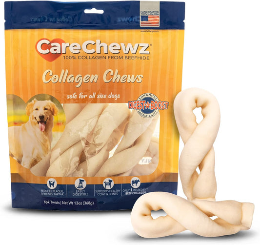 Pet-Factory-CareChewz-Collagen-6-7"-Twist-Keys-Dog-Chew-Treats---Flavor,-317