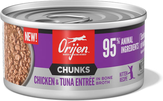 ORIJEN-Chunks-Chicken-&-Tuna-Entrée-for-Kittens,-1456