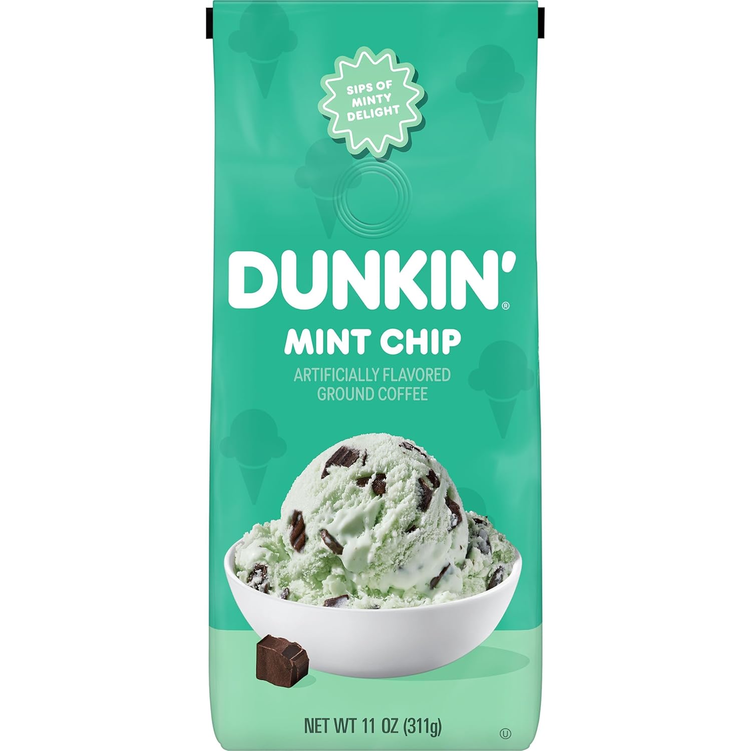 Dunkin'-Mint-Chip---Café-con-sabor-artificial,-café-molido,-bolsa-1184