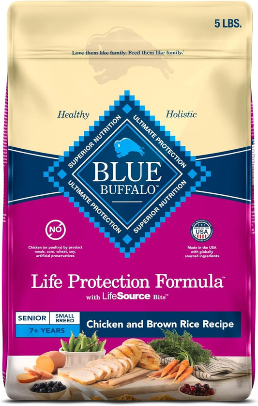 Blue-Buffalo-Life-Protection-Formula-Small-Breed-Senior-Dry-Dog-Food,-Supports-Joint-2585