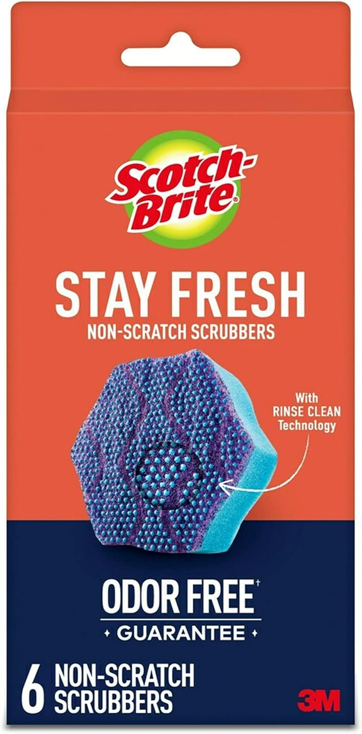 Scotch-Brite-Stay-Fresh-Non-Scratch-Scrubbers,-Sponges-for-Cleaning-Kitchen,-Bathroom,-2753