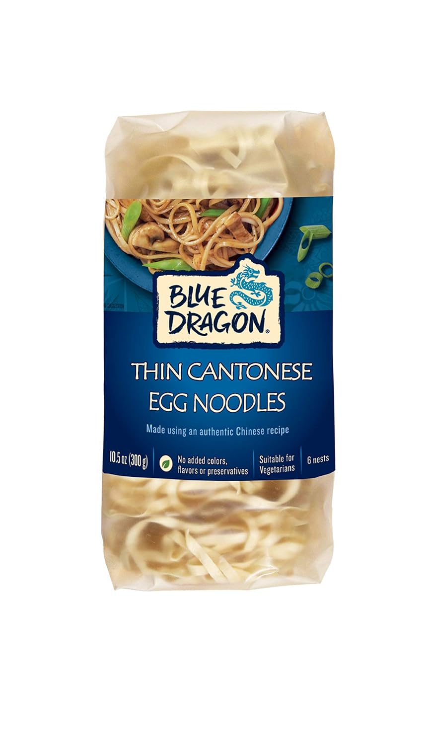 Blue-Dragon-Thin-Cantonese-Egg-Noodle-Nests,-Four-967