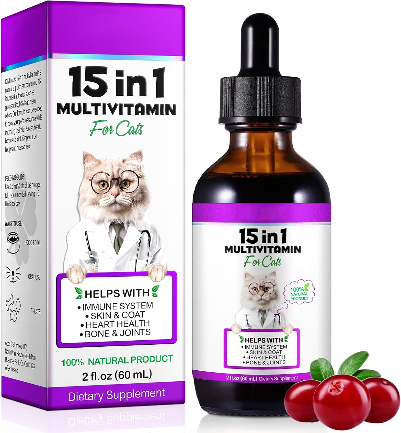 Cat-Vitamins,15-in-1-Cat-Multivitamin-Liquid-Drops-Supplements-for-Heart-Health,-Bones,-974