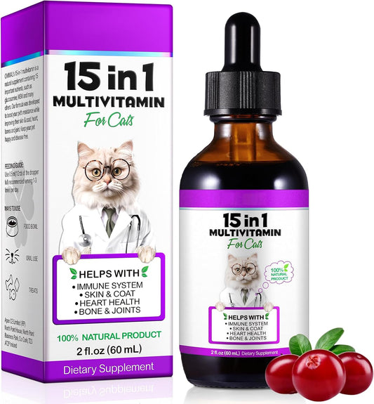 Cat-Vitamins,15-in-1-Cat-Multivitamin-Liquid-Drops-Supplements-for-Heart-Health,-Bones,-974