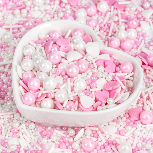 Edible-Heart-Sprinkles-for-Cake-Decorating,White-Pink-Pearl-Sugar-Jimmies-Mix-Size-Candy---1476