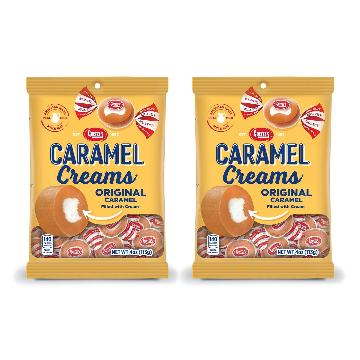 Goetze's-Candy-Classic-Vanilla-Caramel-Creams,-4-oz-Bags-2-Pack--|-Individually-Wrapped-Caramel-417