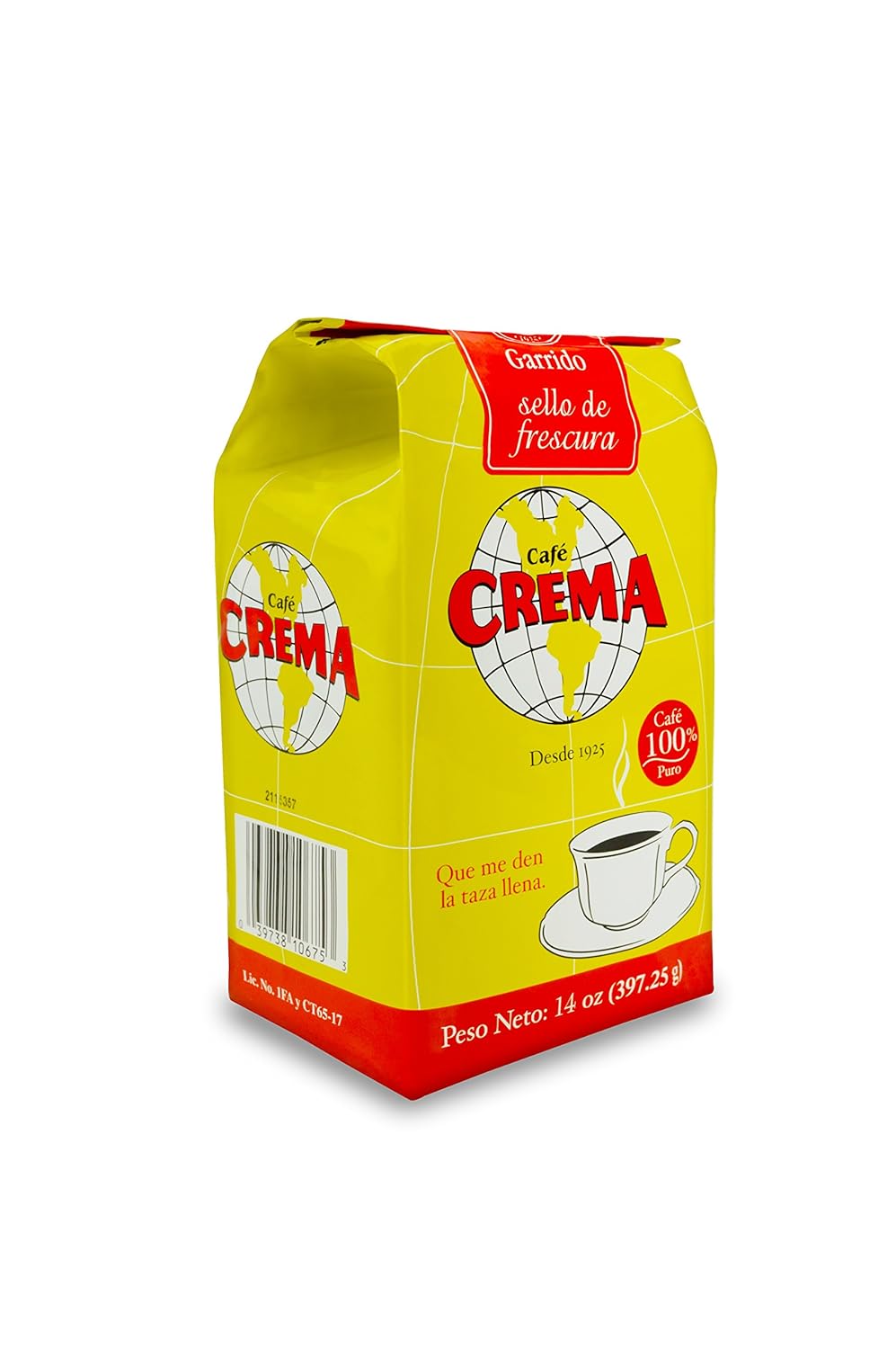 Cafe-Crema-Ground-Coffee-from-Puerto-Rico,-14-Ounce-Bag-(1-Bag)---1587