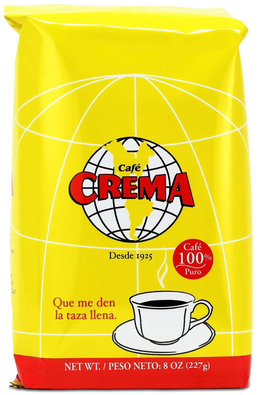 Cafe-Crema-Ground-Coffee-from-Puerto-Rico,-8-ounce-bag-(Pack-of-1)-1001