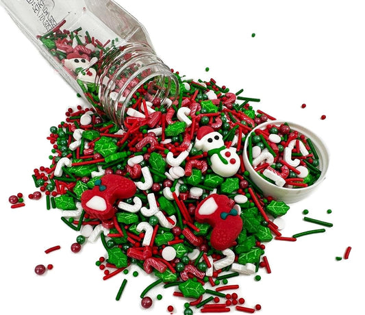 Christmas-Cake-Topper-Sprinkles-Decoration-Candy-Santa-4251