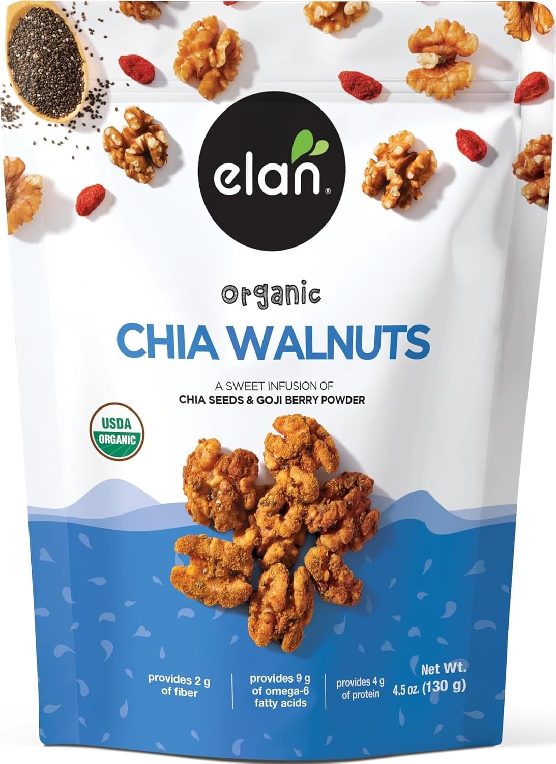 Elan-Organic-Chia-Walnuts,-4.5-oz,-Non-GMO,-Gluten-Free,-Vegan,-Kosher,-Healthy--Snacks,-Glazed-Nuts-Chia-1728